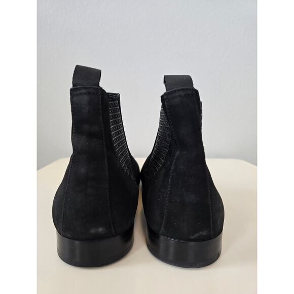 ALDO Flex Black Suede Chelsea Boots Men’s 9 | Leather Upper | Sleek & Modern